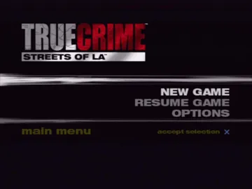 True Crime - Streets of LA screen shot title